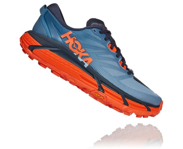 Hoka One One Mafate Speed 3 Mens UK - Blue Trail Running Shoes - ZAQKU4950